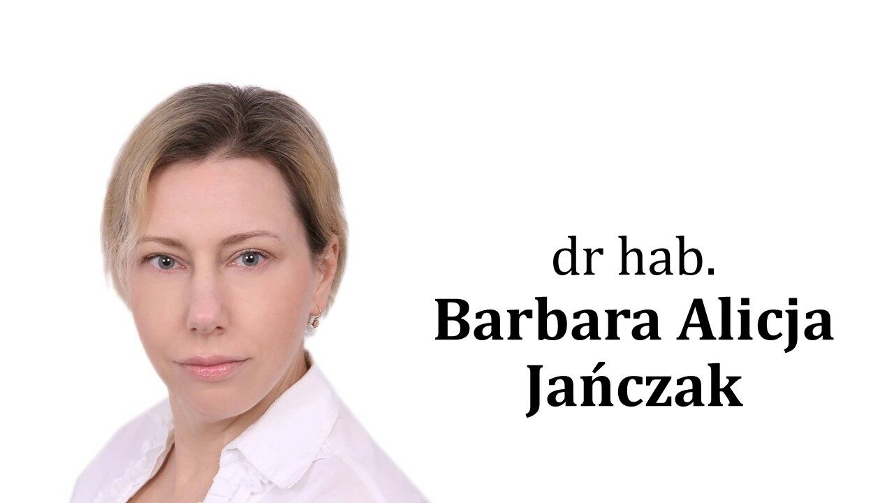 dr hab. Barbara Alicja Jańczak